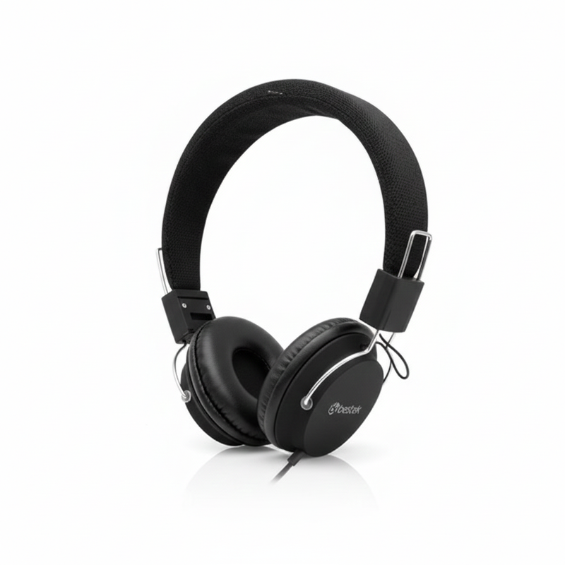 Auricolari di grandi dimensioni con controllo integrato - 5 m - connettore da 3 mm